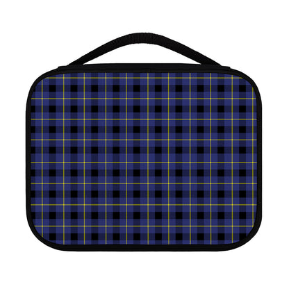Blue Yellow And Black Plaid Print Classic Bible Case