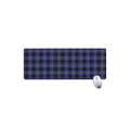 Blue Yellow And Black Plaid Print Extended Mouse Pad