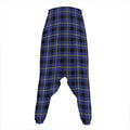 Blue Yellow And Black Plaid Print Hammer Pants