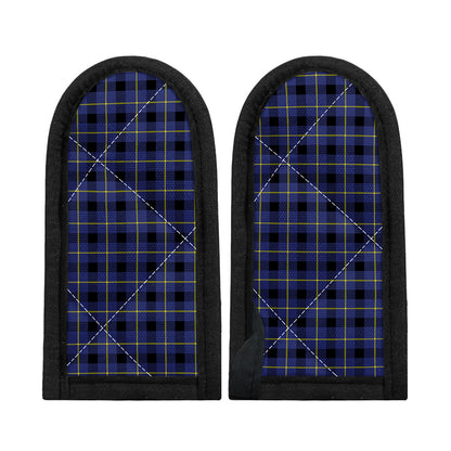 Blue Yellow And Black Plaid Print Skillet Handle Cover