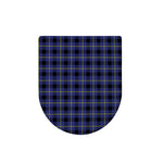 Blue Yellow And Black Plaid Print Toilet Lid Cover