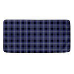 Blue Yellow And Black Plaid Print Towel