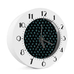 Blue Zodiac Symbols Pattern Print Alarm Clock