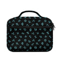 Blue Zodiac Symbols Pattern Print Briefcase Bible Bag