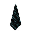 Blue Zodiac Symbols Pattern Print Hand Towel