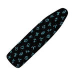 Blue Zodiac Symbols Pattern Print Ironing Board Cover