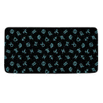 Blue Zodiac Symbols Pattern Print Towel
