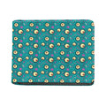 Blue Zombie Pattern Print Bifold Wallet