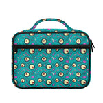 Blue Zombie Pattern Print Briefcase Bible Bag