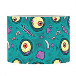 Blue Zombie Pattern Print Drum Lamp Shade