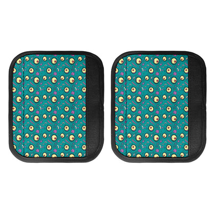 Blue Zombie Pattern Print Handle Covers
