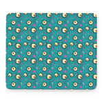 Blue Zombie Pattern Print Mouse Pad