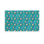 Blue Zombie Pattern Print Polyester Flag
