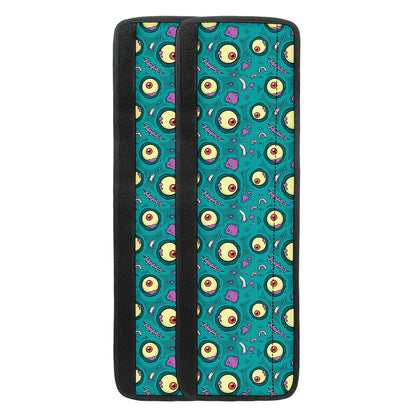 Blue Zombie Pattern Print Refrigerator Handle Covers