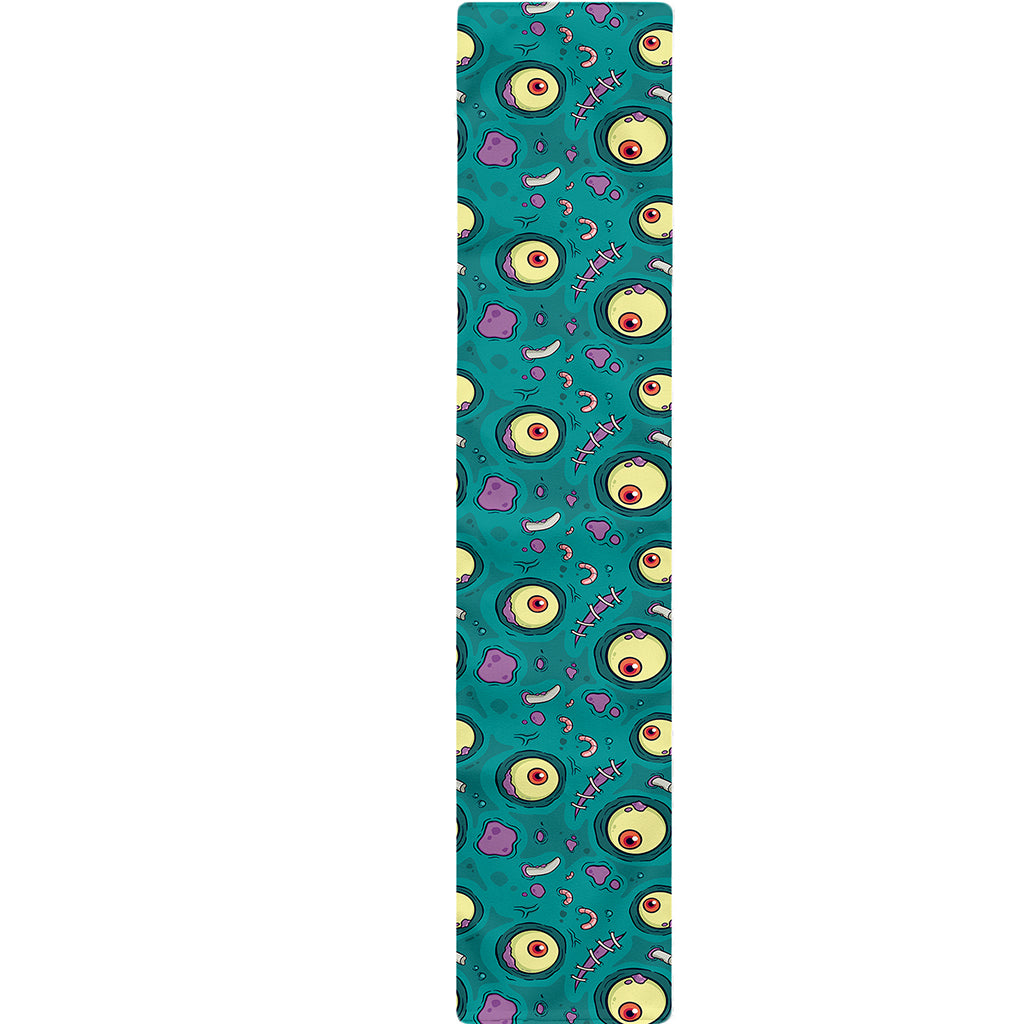 Blue Zombie Pattern Print Table Runner