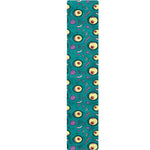 Blue Zombie Pattern Print Table Runner