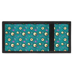 Blue Zombie Pattern Print Trifold Wallet