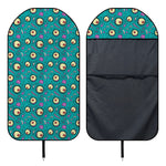 Blue Zombie Pattern Print Waterproof Car Seat Cover