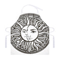 Bohemian Celestial Sun And Moon Print Adjustable Apron
