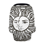 Bohemian Celestial Sun And Moon Print Baby Seat Cover