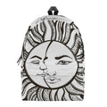 Bohemian Celestial Sun And Moon Print School Backpack
