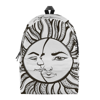 Bohemian Celestial Sun And Moon Print Backpack