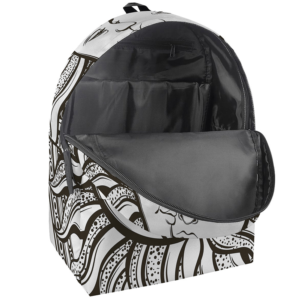 Bohemian Celestial Sun And Moon Print Backpack