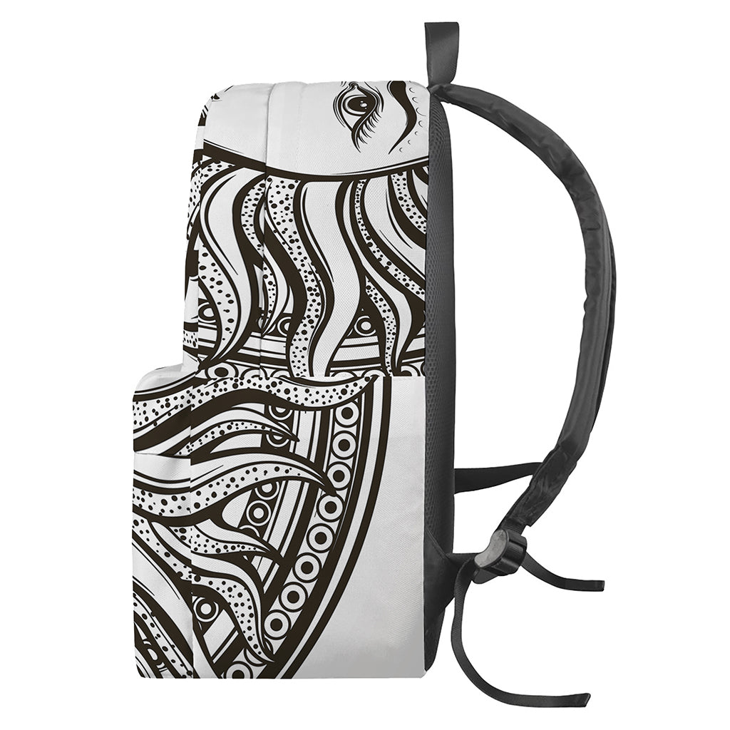 Bohemian Celestial Sun And Moon Print Backpack