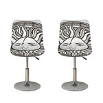 Bohemian Celestial Sun And Moon Print Bar Stool Covers