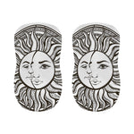 Bohemian Celestial Sun And Moon Print Bar Stool Covers
