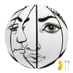 Bohemian Celestial Sun And Moon Print Basketball
