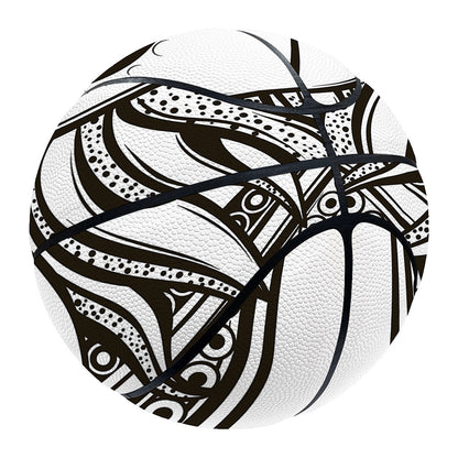 Bohemian Celestial Sun And Moon Print Basketball
