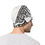 Bohemian Celestial Sun And Moon Print Beanie
