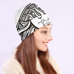 Bohemian Celestial Sun And Moon Print Beanie