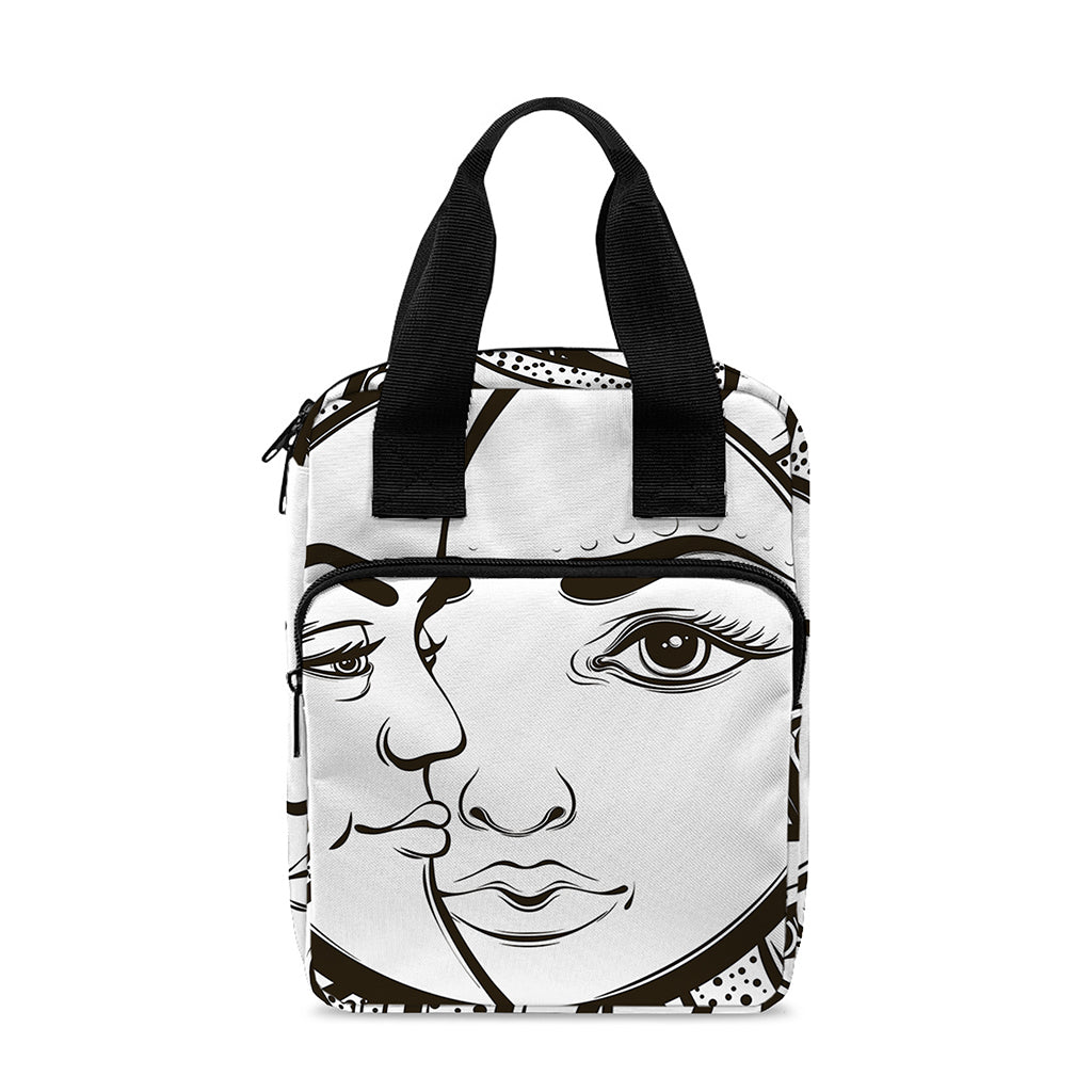 Bohemian Celestial Sun And Moon Print Bible Tote Bag