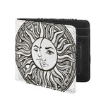 Bohemian Celestial Sun And Moon Print Bifold Wallet