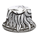 Bohemian Celestial Sun And Moon Print Bucket Hat
