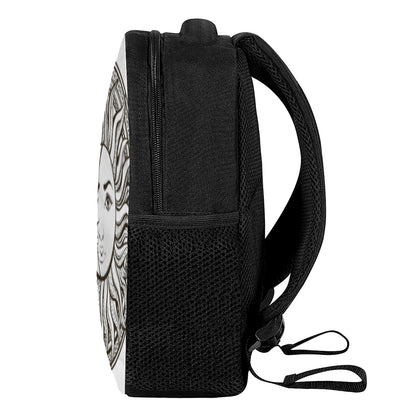 Bohemian Celestial Sun And Moon Print Casual Backpack
