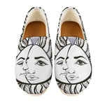 Bohemian Celestial Sun And Moon Print Casual Shoes