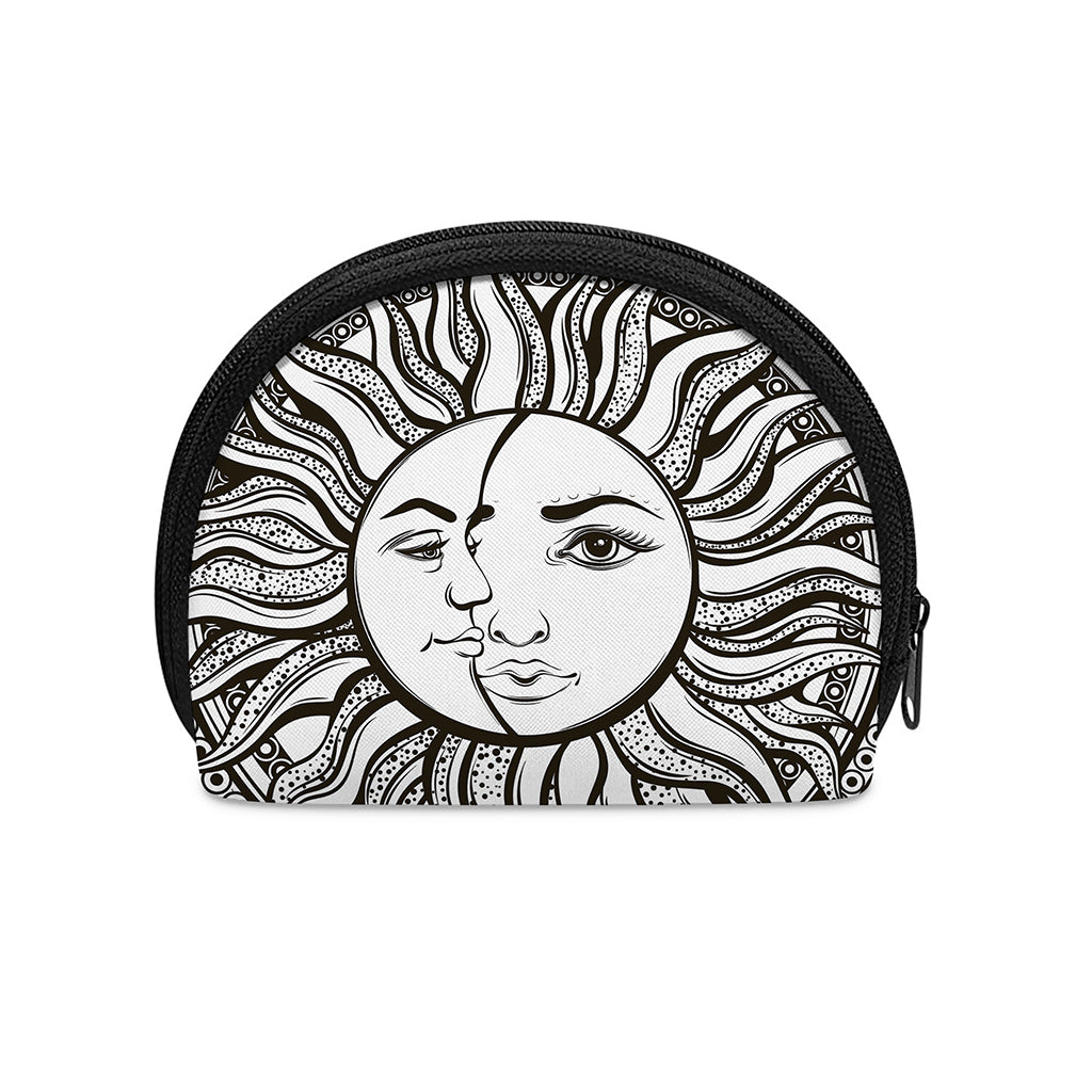Bohemian Celestial Sun And Moon Print Coin Purse
