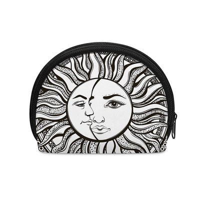 Bohemian Celestial Sun And Moon Print Coin Purse