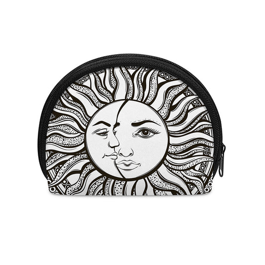 Bohemian Celestial Sun And Moon Print Coin Purse