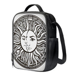 Bohemian Celestial Sun And Moon Print Crossbody Lunch Bag