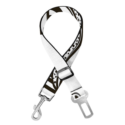 Bohemian Celestial Sun And Moon Print Dog Seat Belt