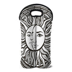 Bohemian Celestial Sun And Moon Print Double Neoprene Wine Tote