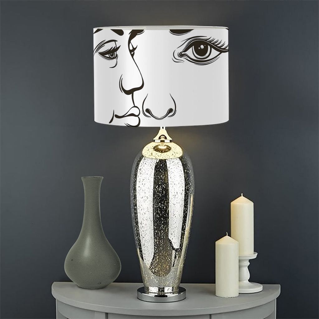 Bohemian Celestial Sun And Moon Print Drum Lamp Shade