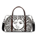 Bohemian Celestial Sun And Moon Print Duffle Bag