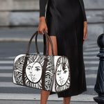 Bohemian Celestial Sun And Moon Print Duffle Bag
