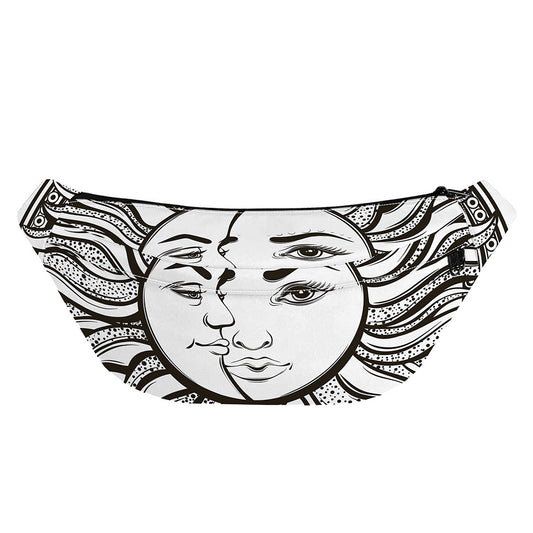 Bohemian Celestial Sun And Moon Print Fanny Pack