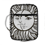 Bohemian Celestial Sun And Moon Print Front Pocket Bible Bag